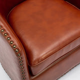 Comfort Pointe Tyler Swivel Arm Chair Caramel