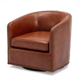 Comfort Pointe Tyler Swivel Arm Chair Caramel