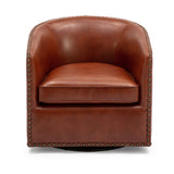 Comfort Pointe Tyler Swivel Arm Chair Caramel