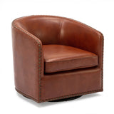 Comfort Pointe Tyler Swivel Arm Chair Caramel