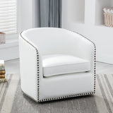 Comfort Pointe Tyler Swivel Arm Chair Milky