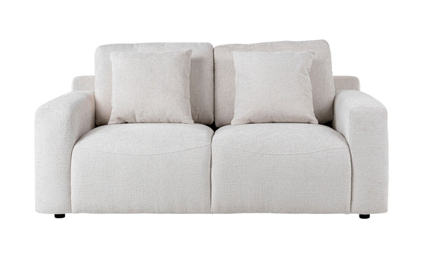 VIG Furniture Divani Casa Gloria - Modern White Fabric Loveseat VGSX-22052-LOVE-PRL