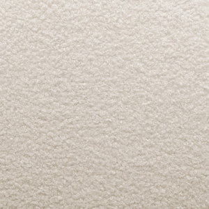 Comfort Pointe Andria Boucle Swivel Chair Milky White