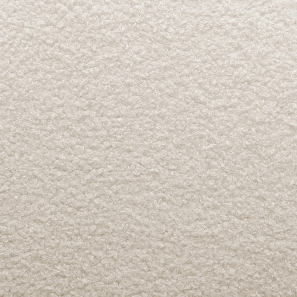 Comfort Pointe Andria Boucle Swivel Chair Milky White