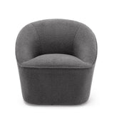 Comfort Pointe Andria Boucle Swivel Chair Grey