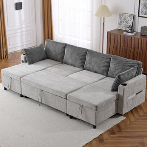 English Elm Swivel Barrel Accent Chair Chenille Tufted Round Club Seat for Living Room Lounge Grey N719S002230E