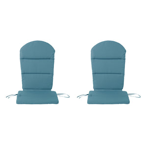 English Elm Christopher Knight Home® - Chair Cushion: Vibrant Aqua Blue Outdoor Adirondack Cushion For Comfort & Style - Easy Care Fabric N769P577022D