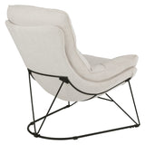 OSP Home Furnishings Ryedale Lounge Chair Cream