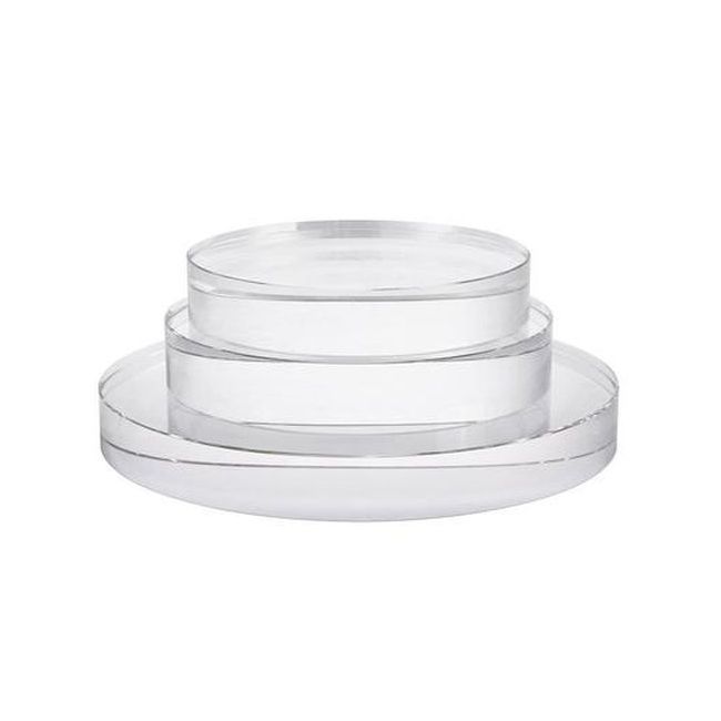 Lilys Acrylic Round Base 10X10X2 H 8090-L