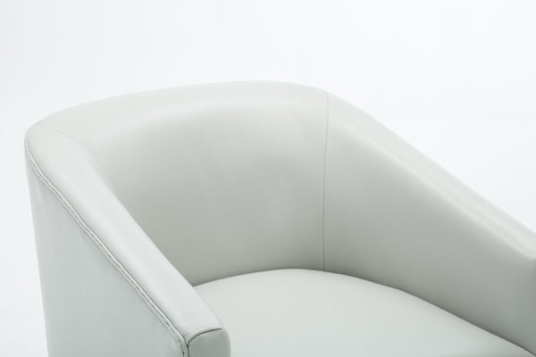 Comfort Pointe Gaven Dove Grey Wood Base Swivel Chair Dove Grey