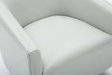 Comfort Pointe Gaven Dove Grey Wood Base Swivel Chair Dove Grey