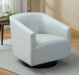 Comfort Pointe Gaven Dove Grey Wood Base Swivel Chair Dove Grey