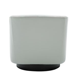 Comfort Pointe Gaven Dove Grey Wood Base Swivel Chair Dove Grey