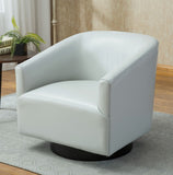 Comfort Pointe Gaven Dove Grey Wood Base Swivel Chair Dove Grey