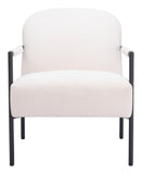 Chicago Accent Chair Ivory 109518 Zuo Modern