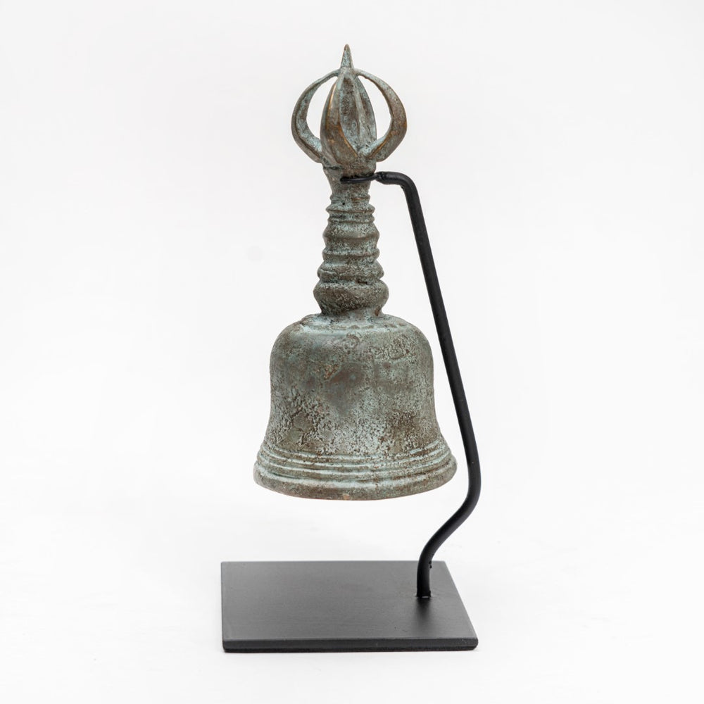 Lilys 11" Bronze Ceremonial Bell With Stand 8096-S