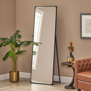 Christopher Knight Home® - Noble House - Ferrell Contemporary Full Length Standing Mirror, Black