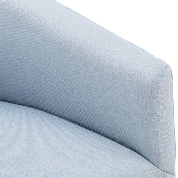 Comfort Pointe Elm Sky Blue Skirted Swivel Chair Sky blue