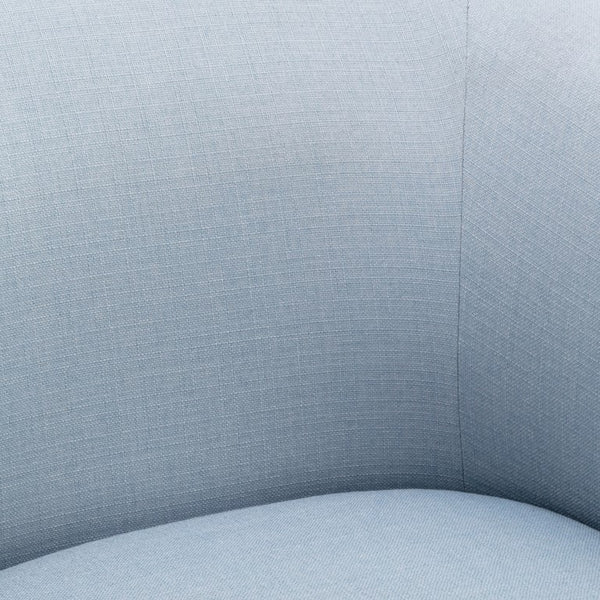 Comfort Pointe Elm Sky Blue Skirted Swivel Chair Sky blue