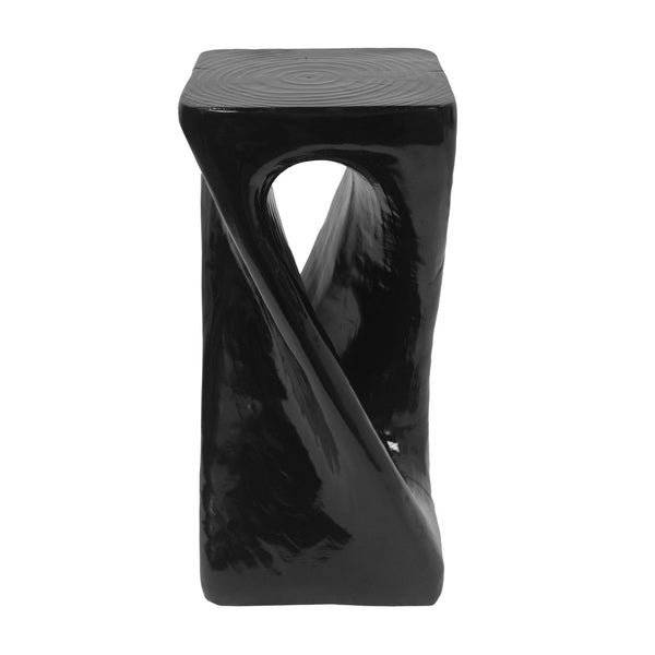 English Elm Christopher Knight Home® - Outdoor Twist Shape Side Table - Lightweight Magnesium Oxide Accent For Patio, Poolside, Or Balcony N770P291498B