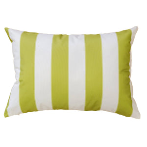 English Elm Horizon Stripe Pillow 14" X 20" - Vibrant Lime Green For Indoor & Outdoor Comfort And Style B357P367230