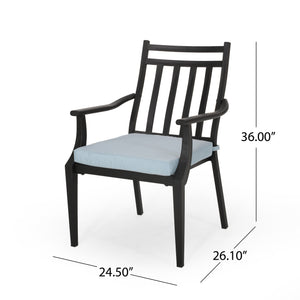 English Elm Christopher Knight Home® - Delmar Outdoor Dining Chair - Timeless Acacia Wood, Ergonomic Comfort, Durable & Stylish For Patios 66544.00LT