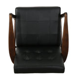 Christopher Knight Home® - Noble House - Marcola Mid Century Modern Faux Leather Club Chair with Wood Frame