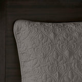 Madison Park Quebec Transitional Reversible Bedspread Set MP13-6126 Dark Grey