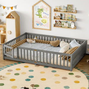 English Elm Twin Xl White Iron Loft Bed with Guardrails and Ladder for Dorm or Teen Room W1580P433579