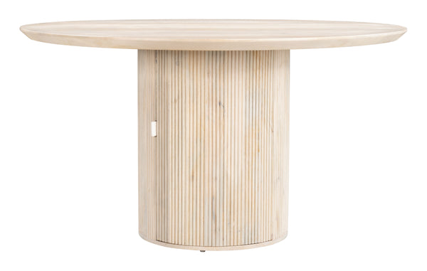 Izola Dining Table Natural 109855 Zuo Modern