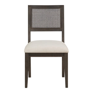 OSP Home Furnishings Lantana Cane Back Dining Chair  - Set of 2 Linen