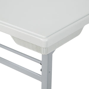 OSP Home Furnishings Resin Folding Training Table with Steel Frame for Classrooms Events and Workspaces BT22