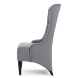 Christopher Knight Home® - Noble House - Callie Light Grey Fabric Dining Chair