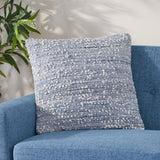 Christopher Knight Home® Title: Hand-Woven Tufted Cushion Cover - Textured Striped Design for Stylish Comfort in Living Room Décor