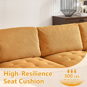 English Elm United We Win U-Shaped Modular Sectional Sofa With Reversible Chaise For Modern Living Spaces W1568S00158-GIGA