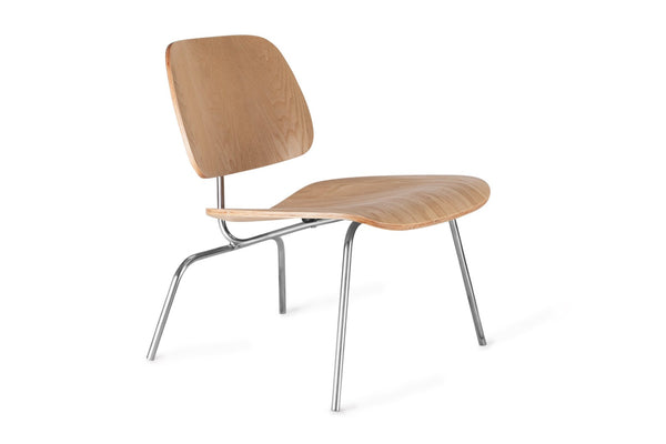 English Elm Molded Plywood Lounge Chair Mid Century Ergonomic Ash Veneer Seat for Living Room B353P478332