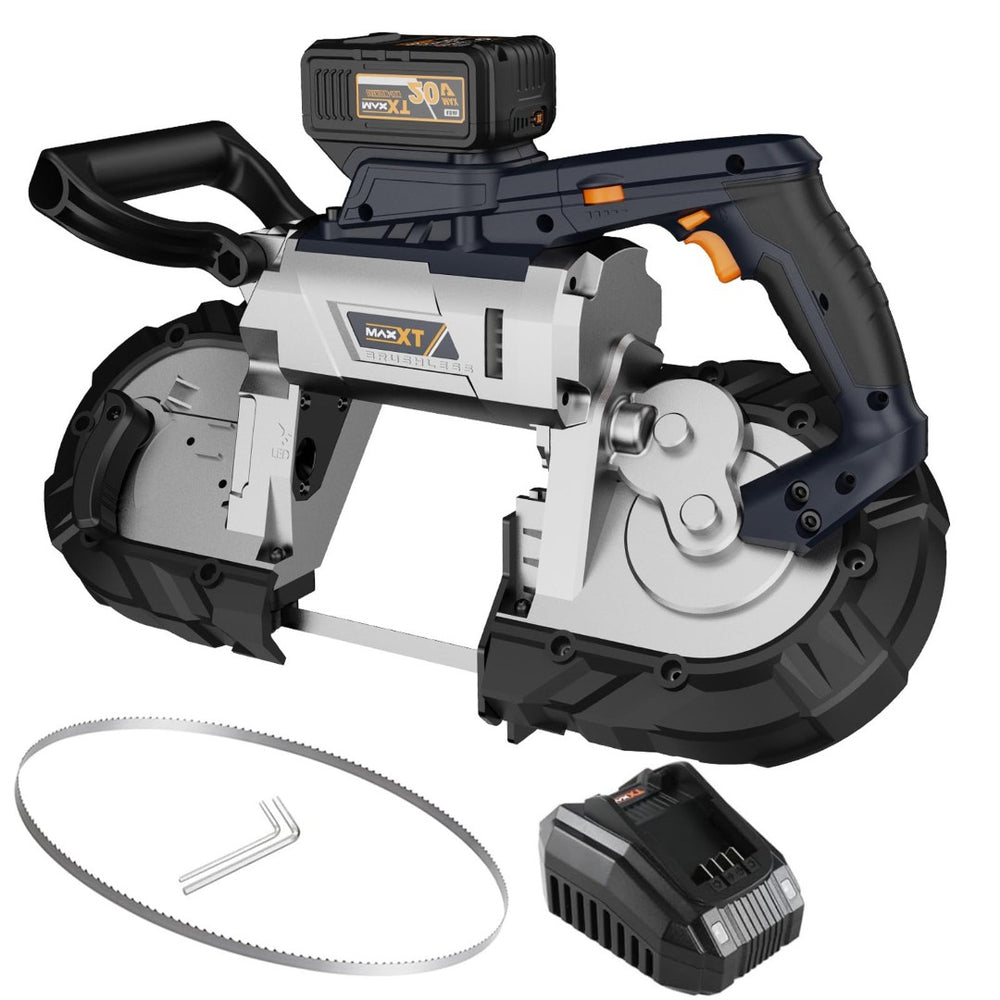 English Elm 5 Inch Cordless Bandsaw 20v Brushless Spark Free Deep Cut Portable Tool 4ah T3177P305038