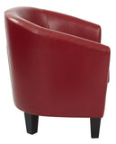 OSP Home Furnishings Ethan Tub Chair Cranberry