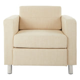 OSP Home Furnishings Pacific Armchair Cream