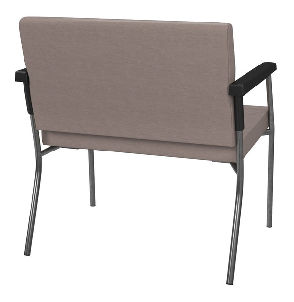 OSP Home Furnishings Bariatric Big and Tall Guest Chair with Reinforced Steel Frame for Medical Waiting Rooms Metal BC9603-K006
