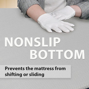 English Elm Memory Foam Infused Futon Mattress Full Xl – Removable Cover, Washable, Thick Support For Guests & More! B181P351989