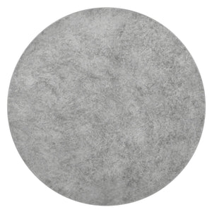 English Elm Laddie Eco-Friendly Weathered Gray End Table with 40mm Thick Cement Top, 19" Floor Clearance B2726P268056