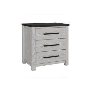 English Elm Avery Solid Wood 5PC Bedroom Set with Bookcase Headboard, Low Profile Bed and Spacious Drawers Beige1 King B201S00401