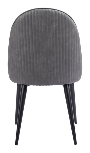 Silloth Armless Dining Chair - Set of 2 Gray 110118 Zuo Modern