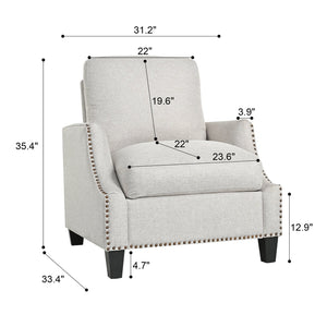 English Elm 3 Piece Living Room Sofa Sets - Modern Sectional Couch, Loveseat & Accent Chair For Cozy Spaces W680S00085