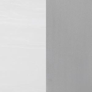 English Elm Allessandra Glam 5-Piece Rectangular Dining Set with Faux Marble Top, Velvet Tufted Chairs & Chrome Base Grey B062S01200