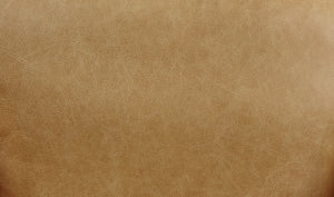 English Elm Pippin Morocco Top Grain Leather Rocking Chair with Aluminum Base — Luxurious Brown Comfort & Durable Style B2726P242451