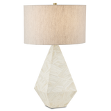 Elysium White Table Lamp