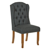 Jessica Tufted Wing Dining Chair