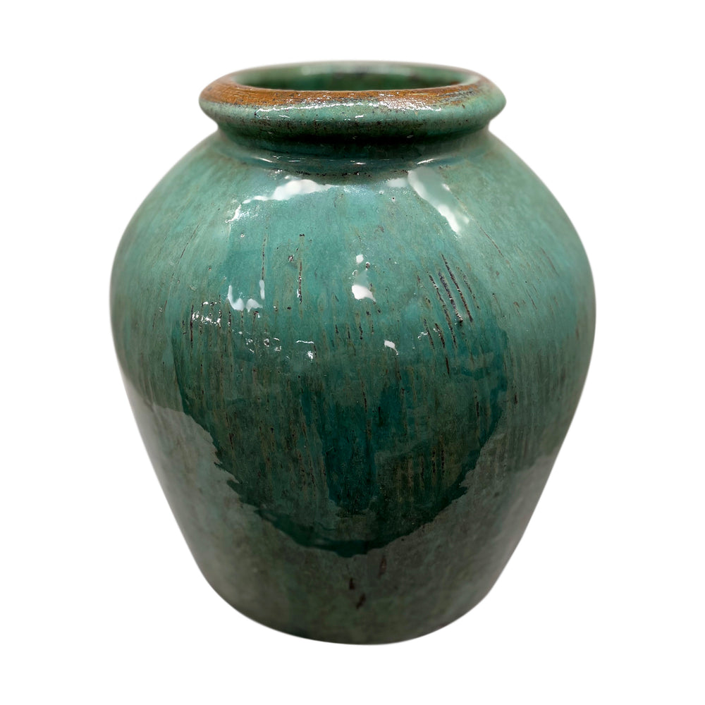 Lilys Lake Green Vintage Ceramic Pot 8100-G